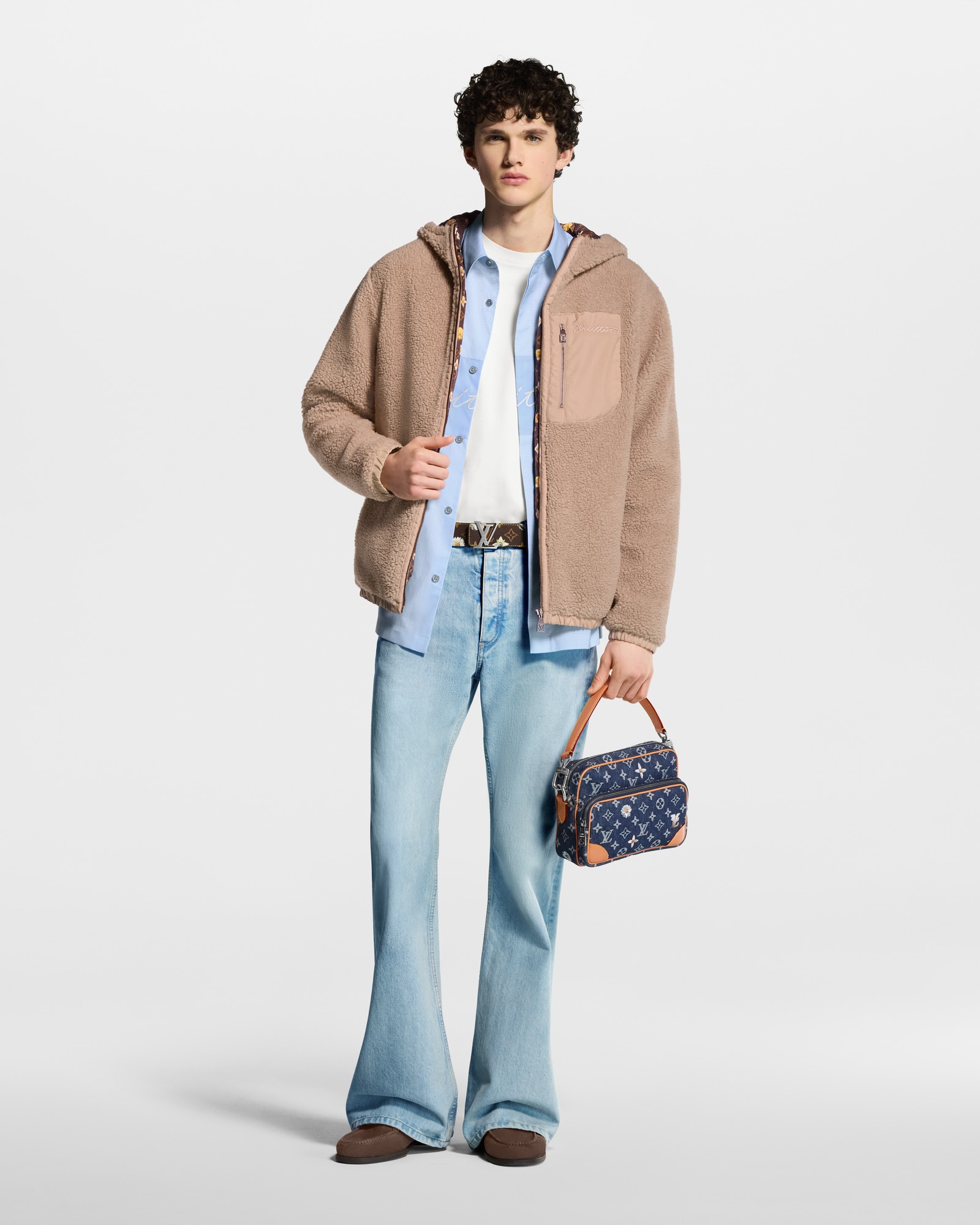 ベルト・LV イニシャル モノグラム・フラワー 40MM リバーシブル